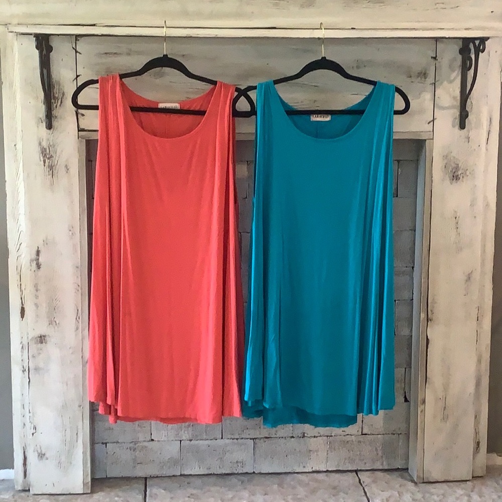 2 tunic tank tops